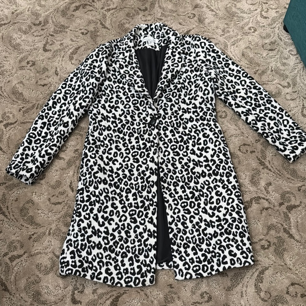 Stylish Leopard Print Women's Coat